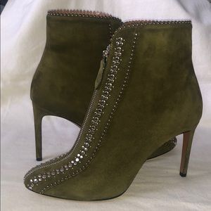 New Alaia Paris Suede Women’s ankle boots 10US